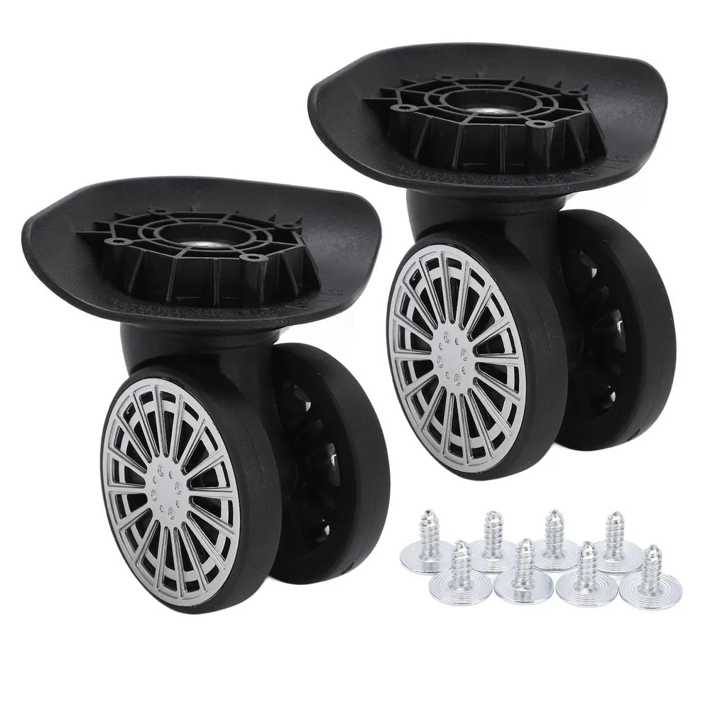 Roues de valise A60 pivotantes et silencieuses - Gomme haute qualité