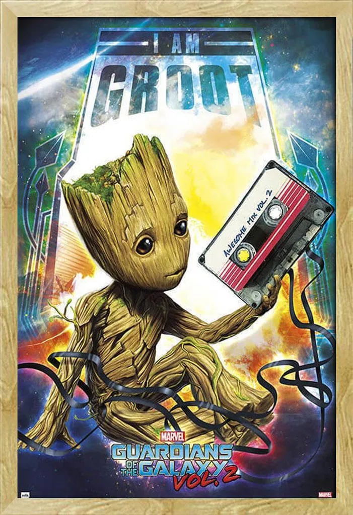 Offerta Poster Groot + Cornice Shinsuke Faggio MDF 61x91,5 cm