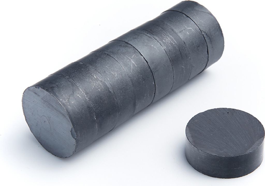 Ferrit Magnet Zylinder 28 x 10 mm 100 Stück F30, Extrem stark, Magnettafeln, Kühlschränke, Whiteboards, DIY