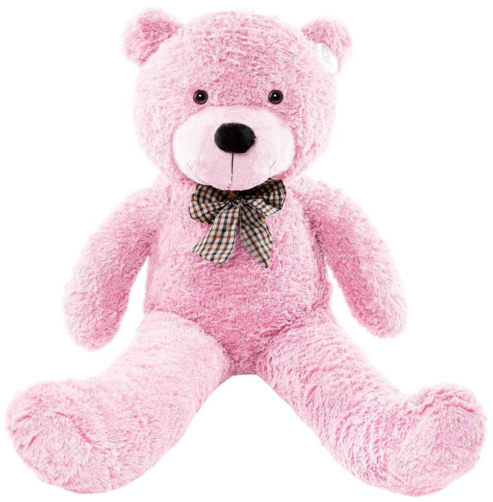 Gustaw Teddybär Groß XXL (Rosa, 250cm) Classico- Plüschbär, Kuschelbär XXL Plüschtier, Plüschtier Kuscheltier Giant Teddy