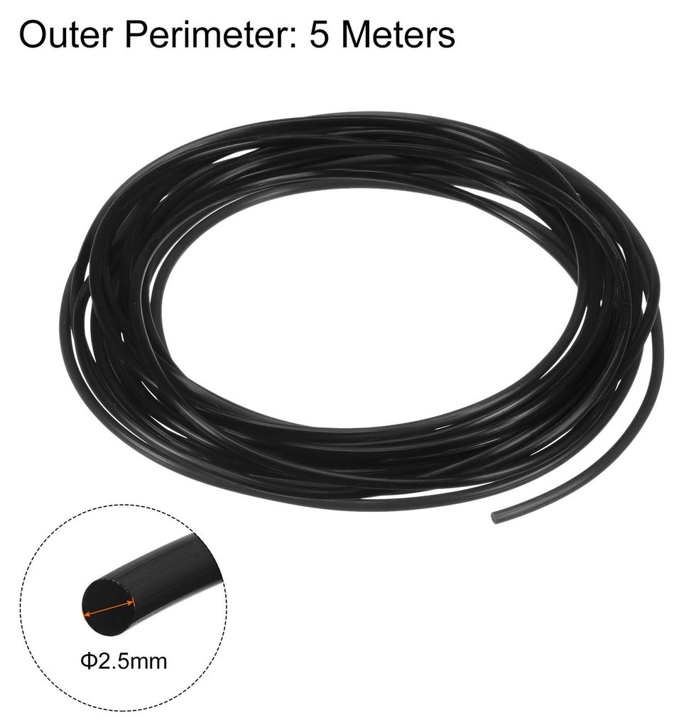 Polyurethan Rundriemen Antriebsriemen 2,5mm Durchm 5 Meter L?nge Glatt Oberfl?che PolyurethanUrethan F?rderband Riemen fš¹r Antriebsš¹bertragun...