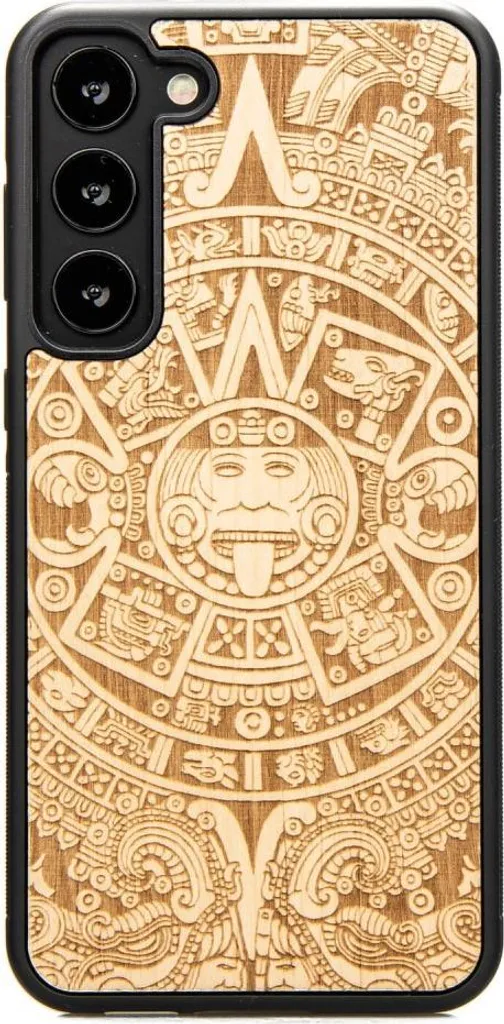 Recensione Cover Legno Galaxy S23 Plus Bewood Calendario Azteco