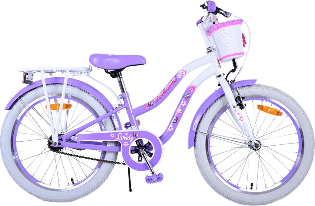 Volare Lovely Kinderfahrrad - Mädchen - 20 Zoll - Lila Produktbild 