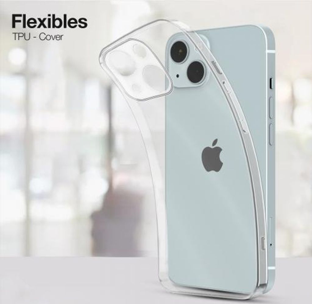 Slim Cover für Apple iPhone 14 Hülle Transparent Flexibel Produktbild 