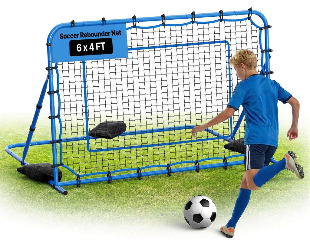 Rebounder de football VEVOR 178 x 117 cm, filet de rebond Image du produit 