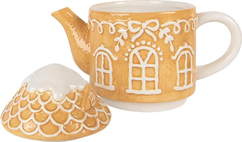 Occasione! Set Tea for One Clayre & Eef Gingerbread Brown - 4