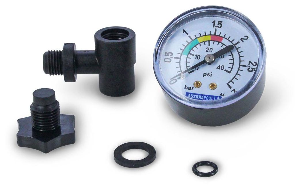 Manometer Set Entlüftungs-T-Stück Entlüftungsschraube Produktbild 