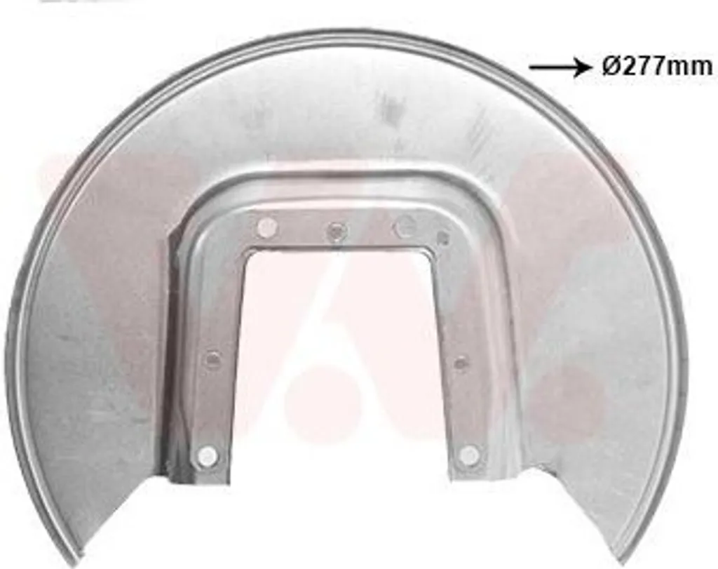Flasque de frein Peugeot 206 anti-corrosion Arrière Gauche/Droit