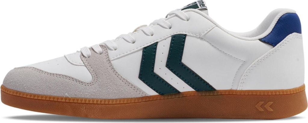 Hummel Handball Perfekt SP Indoor Schuhe Sneaker weiß/grün/blau 226303-9528, Schuhgröße:41 EU