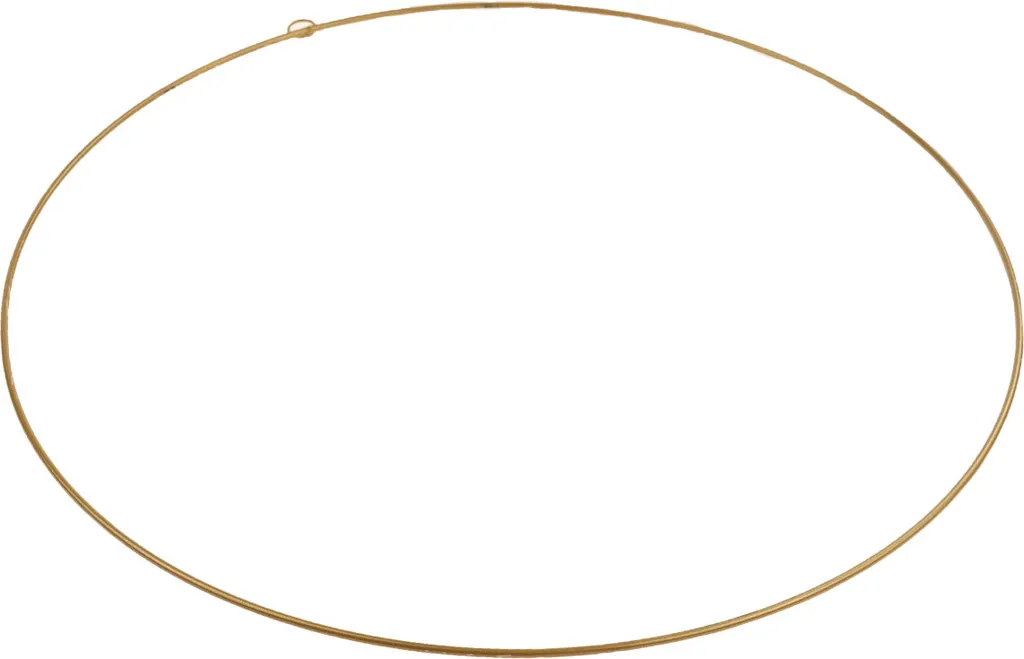Support couronne de fleurs en métal 40cm base pour guirlande - 3