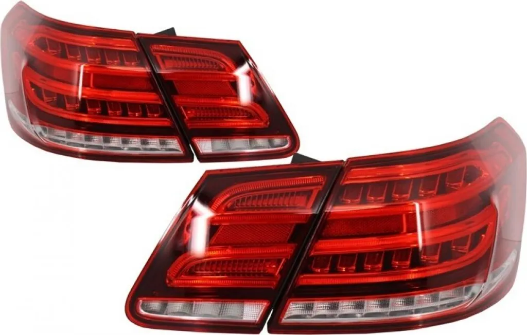 Feux LED Mercedes Classe E W212 09-13 Reconstruction Facelift Rouge Clair