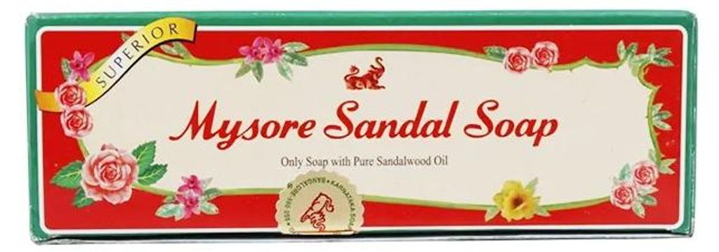 Mydło sandałowe Mysore Sandal Soap 3x150 g – mydło z Zdjęcie produktu 