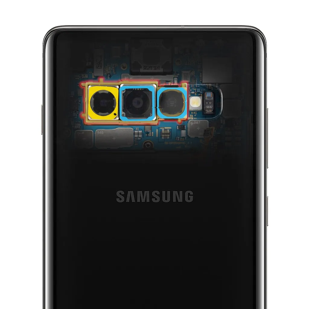 Module Photo Samsung S10 Plus Triple Capteur avec Nappe Flexible Flex