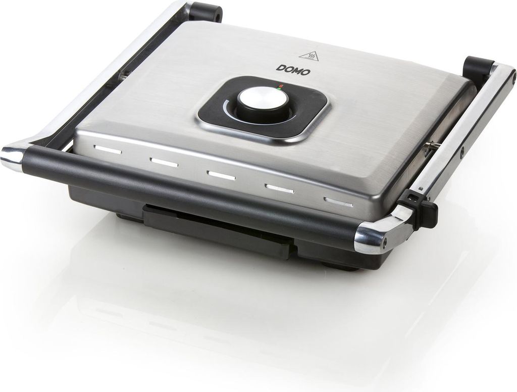 DOMO - Grill Multifunktions - 2000 W - Multi-Purpose: Panini, Toast, Fleisch, Fisch