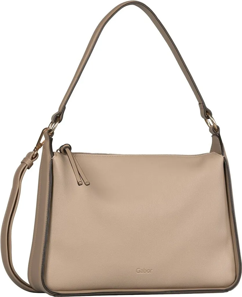 Gabor Caissy Sac à bandoulière Taupe Beige avec Bandoulière Réglable
