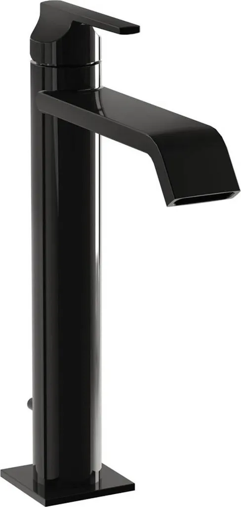 Robinet noir brillant VitrA avec bonde pour remplacer mitigeur usé