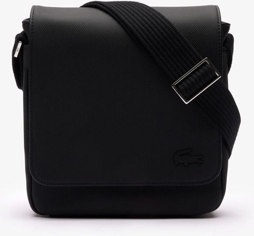 Lacoste Nh4423hc Flap Crossover Bag Czarny Zdjęcie produktu 