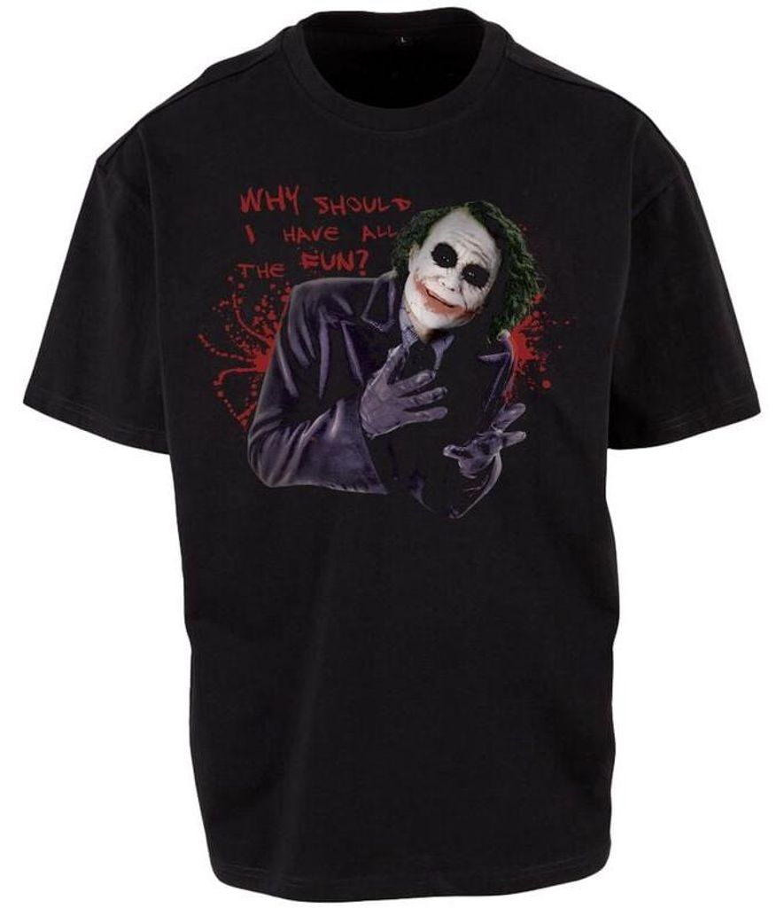 Batman T-Shirt Herren Joker - Why Should I Have All The Fun? schwarz XXL