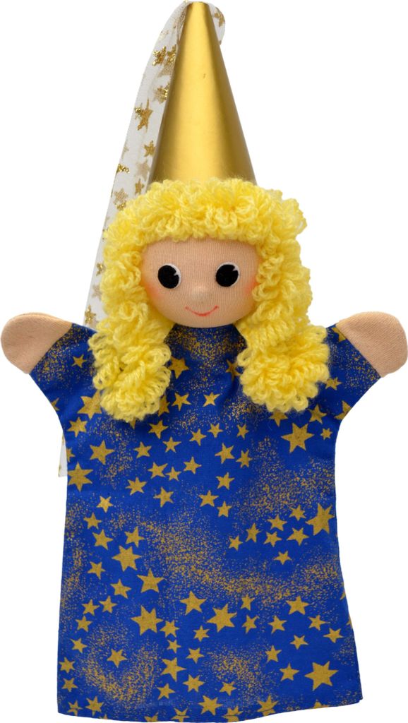Handpuppe Fee Prinzessin 35 cm Mehrfarbig, 22859A