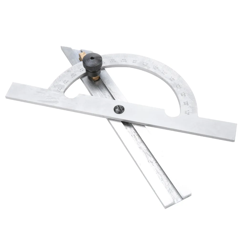 Outil de mesure d'angle réglable 100x150mm en acier carbone durable - 4