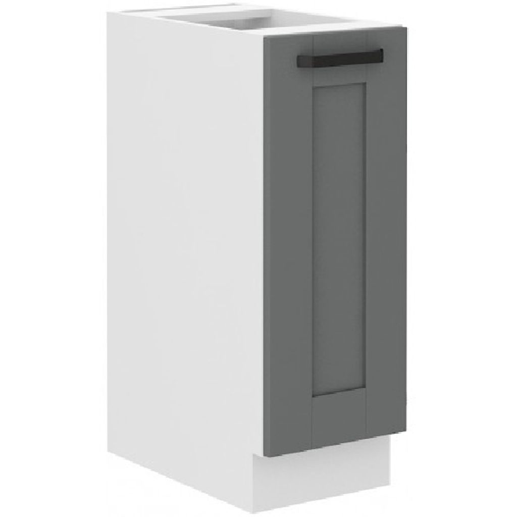 LAILI Auszugsschrank - Breite 30 cm, grau/weiß