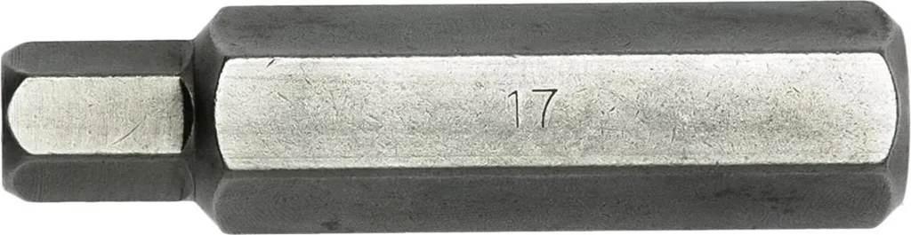 Embouts à six pans creux 17 mm longueur 75 mm pour serrage de précision