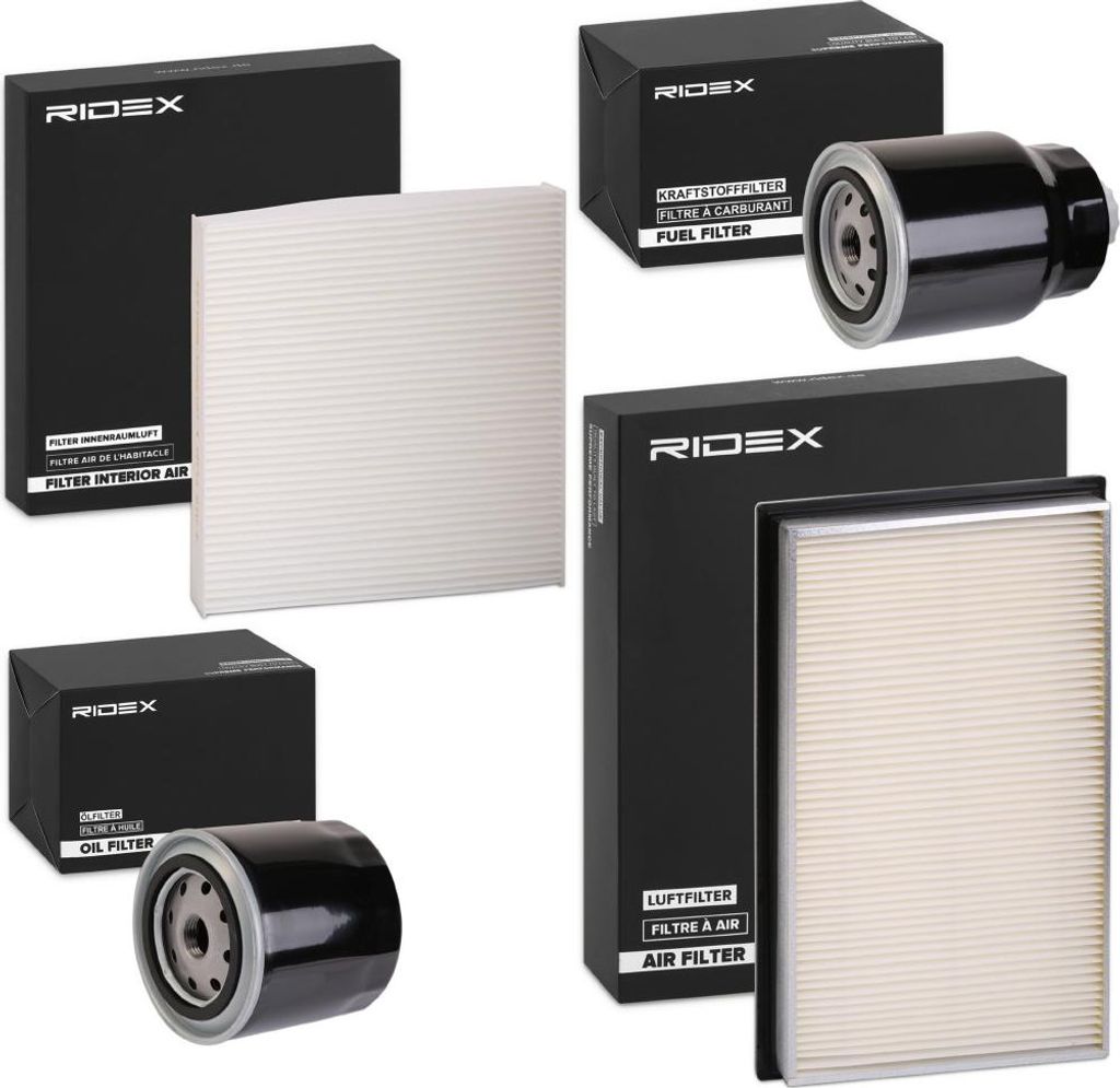 RIDEX Filterset Inspektionspaket Filtersatz für NISSAN X-TRAIL (T30)