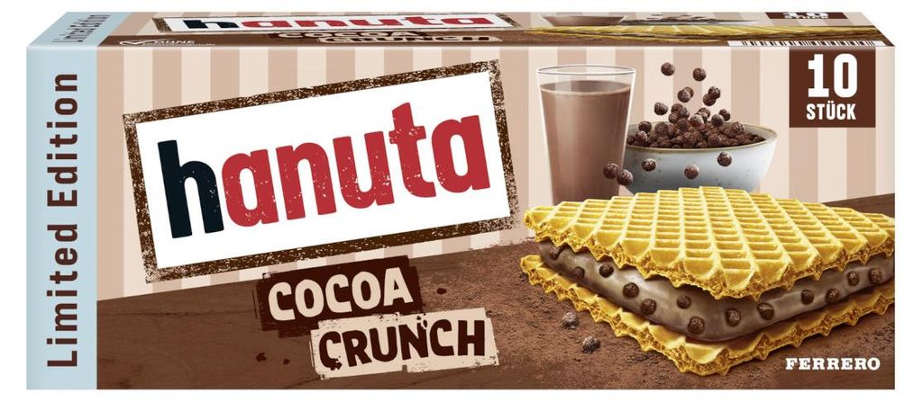 Ferrero Hanuta Cocoa Crunch, opakowanie limitowane Zdjęcie produktu 