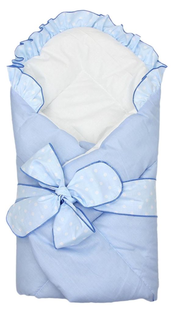 TupTam Unisex Baby Einschlagdecke mit Schleife, Farbe: Produktbild 