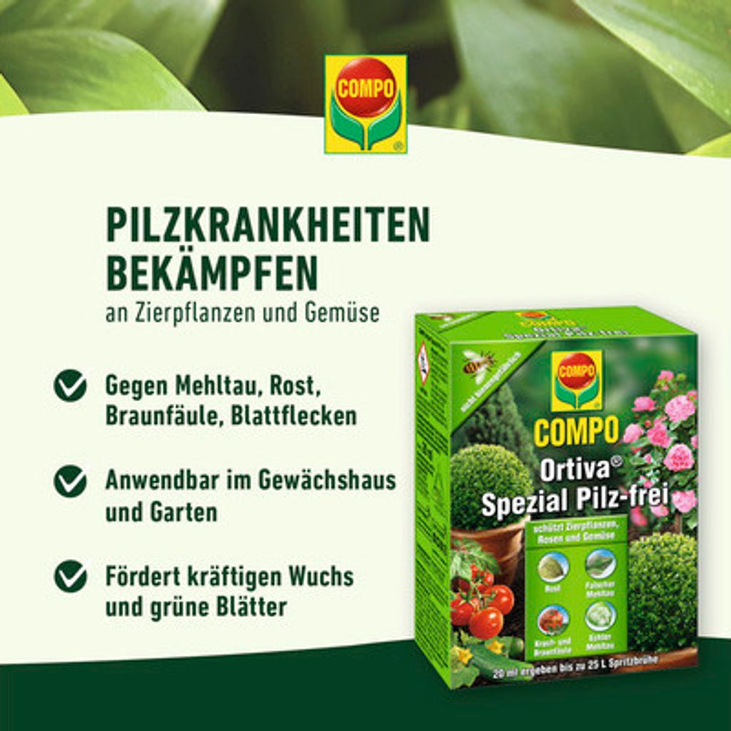 COMPO Ortiva® Spezial Pilz-frei 20 ml Konzentrat Produktbild 5