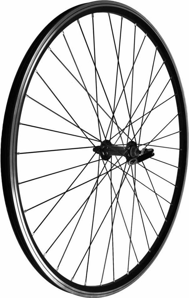 Laufrad Vorderrad 28" Alu Schwarz mit Schnellsapnner-Nabe Produktbild