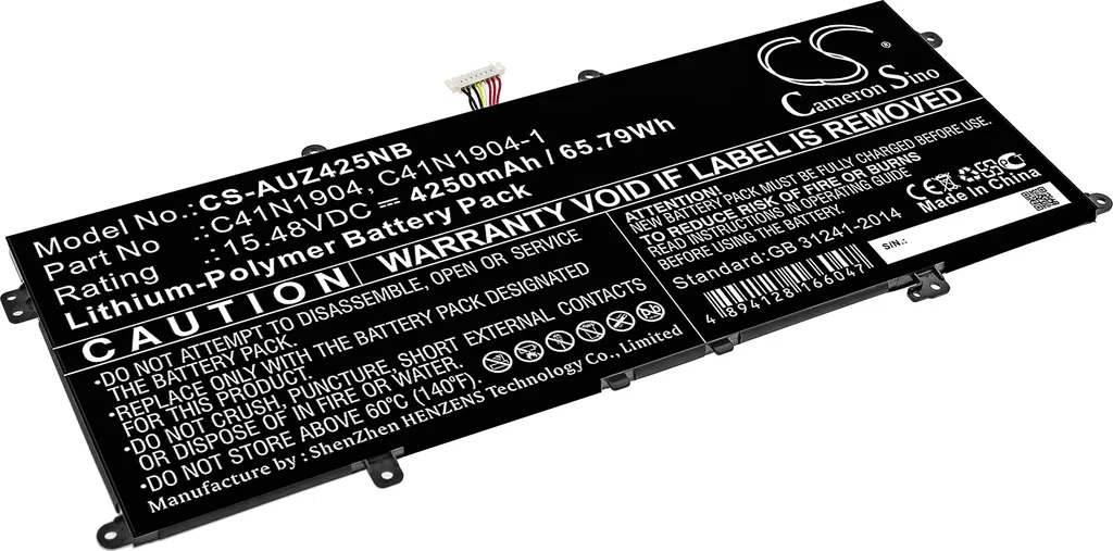Batterie PC Portable Asus ZenBook 13 UX325JA et Deluxe 14S par TECHTEK