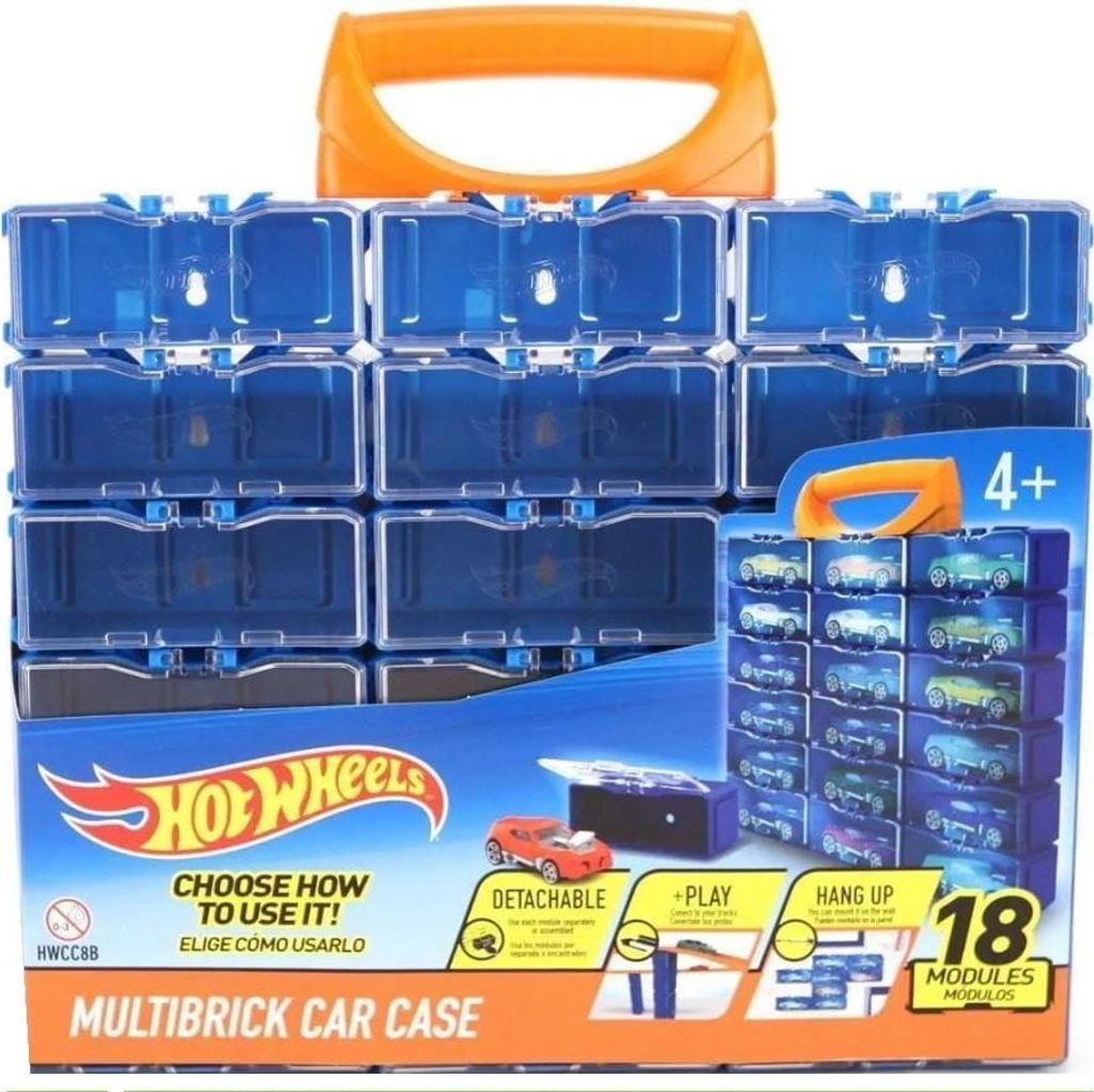 Hot Wheels Multibrick Auto Koffer 28 Stück 1:64 Produktbild 