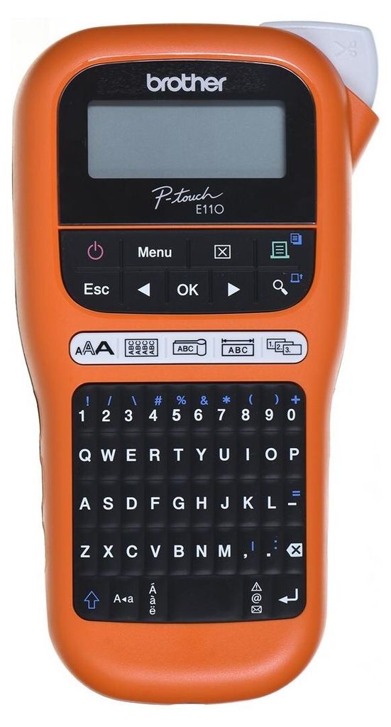 Brother PTE110VPYP1, QWERTY, TZe, 180 x 180 DPI, 20 mm/s, Obrázek produktu 