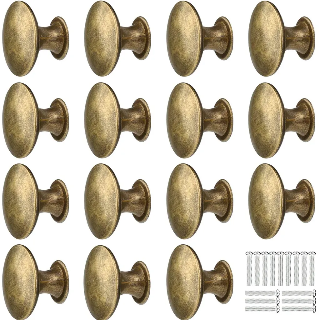Boutons de Meuble en Bronze pour Rénovation de Cuisine, Lot de 15 Unités