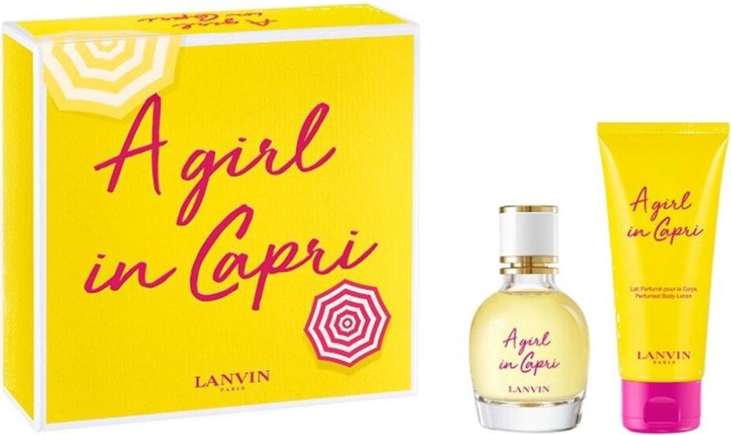 Lanvin Paris A Girl in Capri EDT 50ml et BL 100ml pour Image du produit 