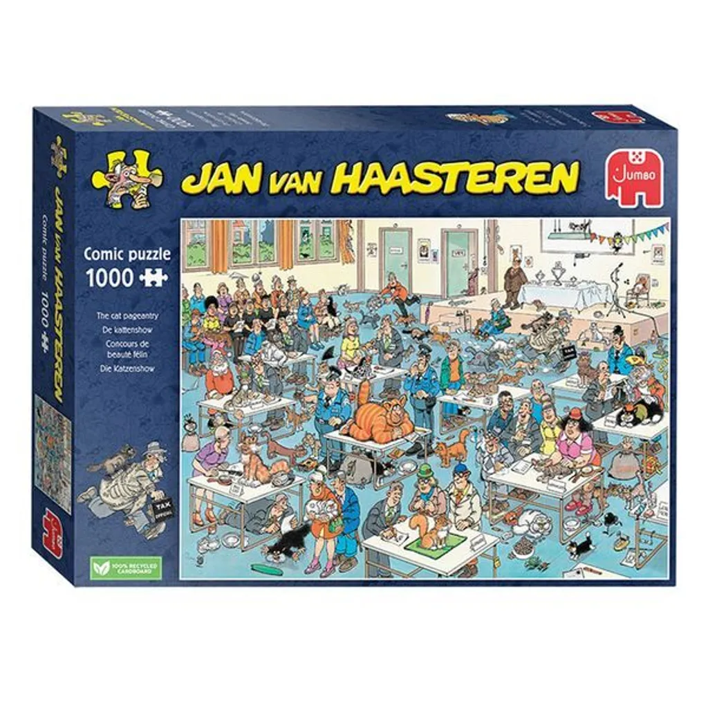 Puzzle Jan Van Haasteren Cat Show 1000p - Finition haute qualité Pro - 5