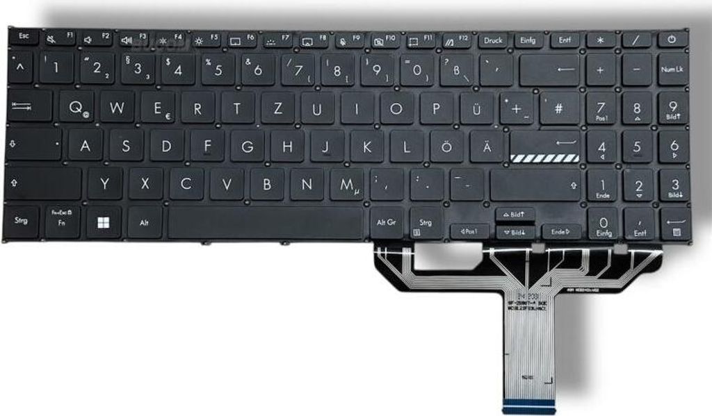 Tastatur für ASUS VivoBook 16X M1503Q M1603Q M1603IA X1503ZA X1502ZA X1603Z X1605V Schwarz
