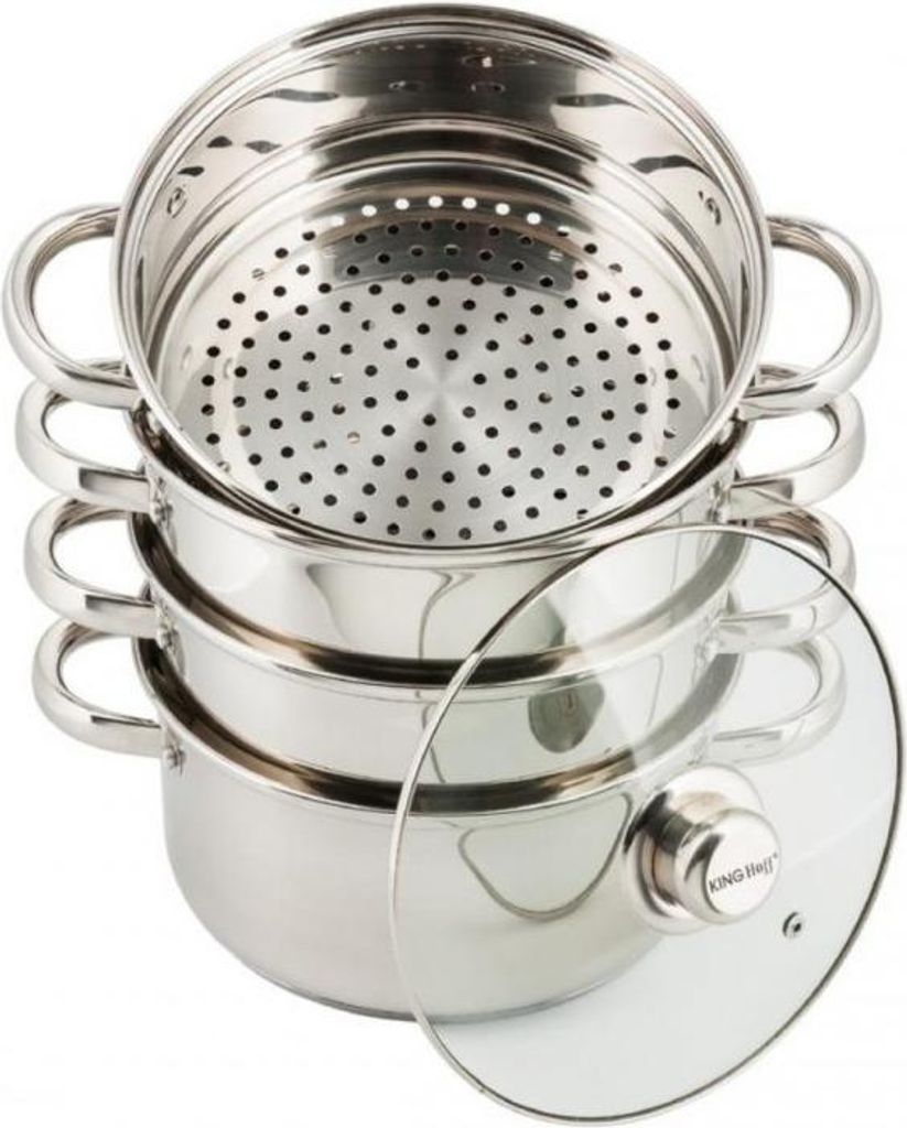 PENTOLA A VAPORE KINGHOFF 5 ELEMENTI. 18 cm KH-3317 Immagine del prodotto 