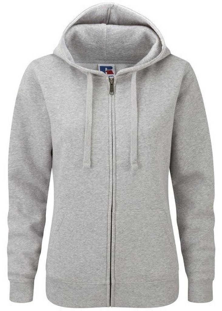 Russell Herren Authentic Kapuzenjacke FK694 (M) (Grau)