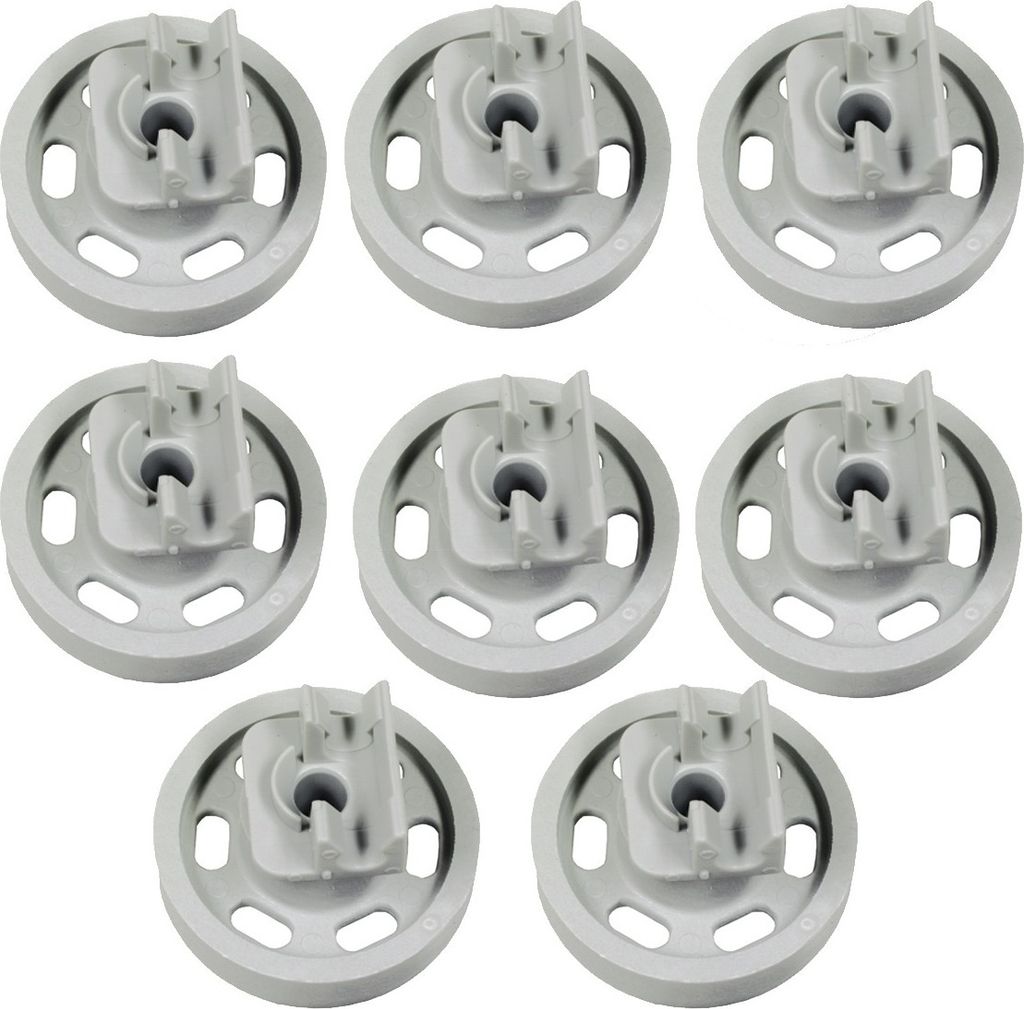 easyPART passend für 4071300307 Electrolux AEG 407130030 8x Korbrolle Geschirrkorbrad Rad Rolle Drehrad Unterkorb Geschirrspüler Spülmaschine au...
