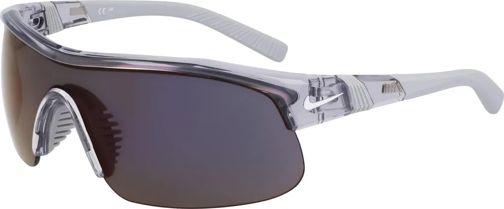 Lunettes de soleil sport Nike Show X1 grises et bleues unisexes