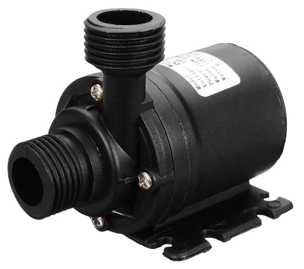 Leistungsstarke bürstenlose 12V Wasserpumpe 800 l/h 19 W – Produktbild  KI-generiertes Bild