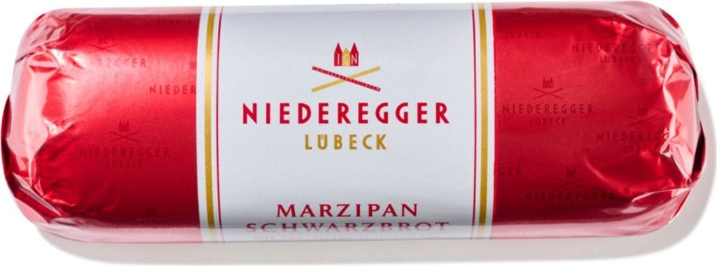 Niederegger - Marcipánový hnědý chléb (červený) - 125g Obrázek produktu 