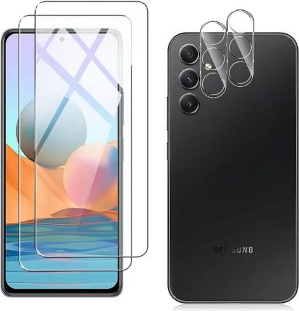 2X Schutzglas für Samsung Galaxy A34 5G Display Kamera Produktbild 