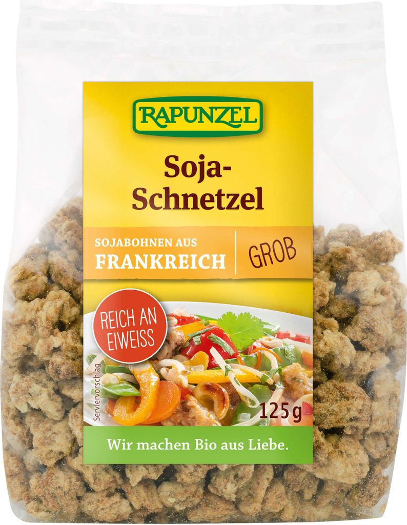 Rapunzel 187061, 125 g, 363 kcal, 524 kJ, 49,2 g, 7,6 g, Produktbild 