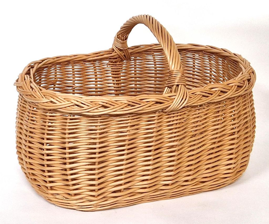 Tigana Einkaufskorb Pilzkorb aus Weide 44x30 cm Nr. Produktbild 