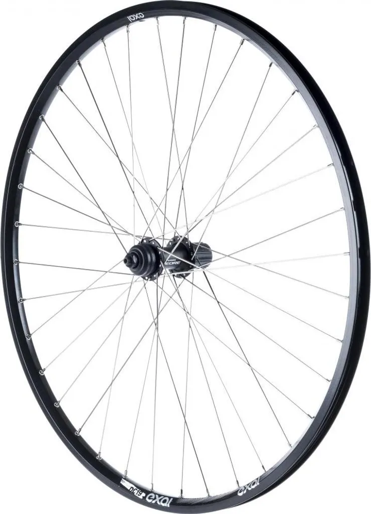 Roue arrière 28 pouces Exal DC19 robuste - Finis les voiles de jante
