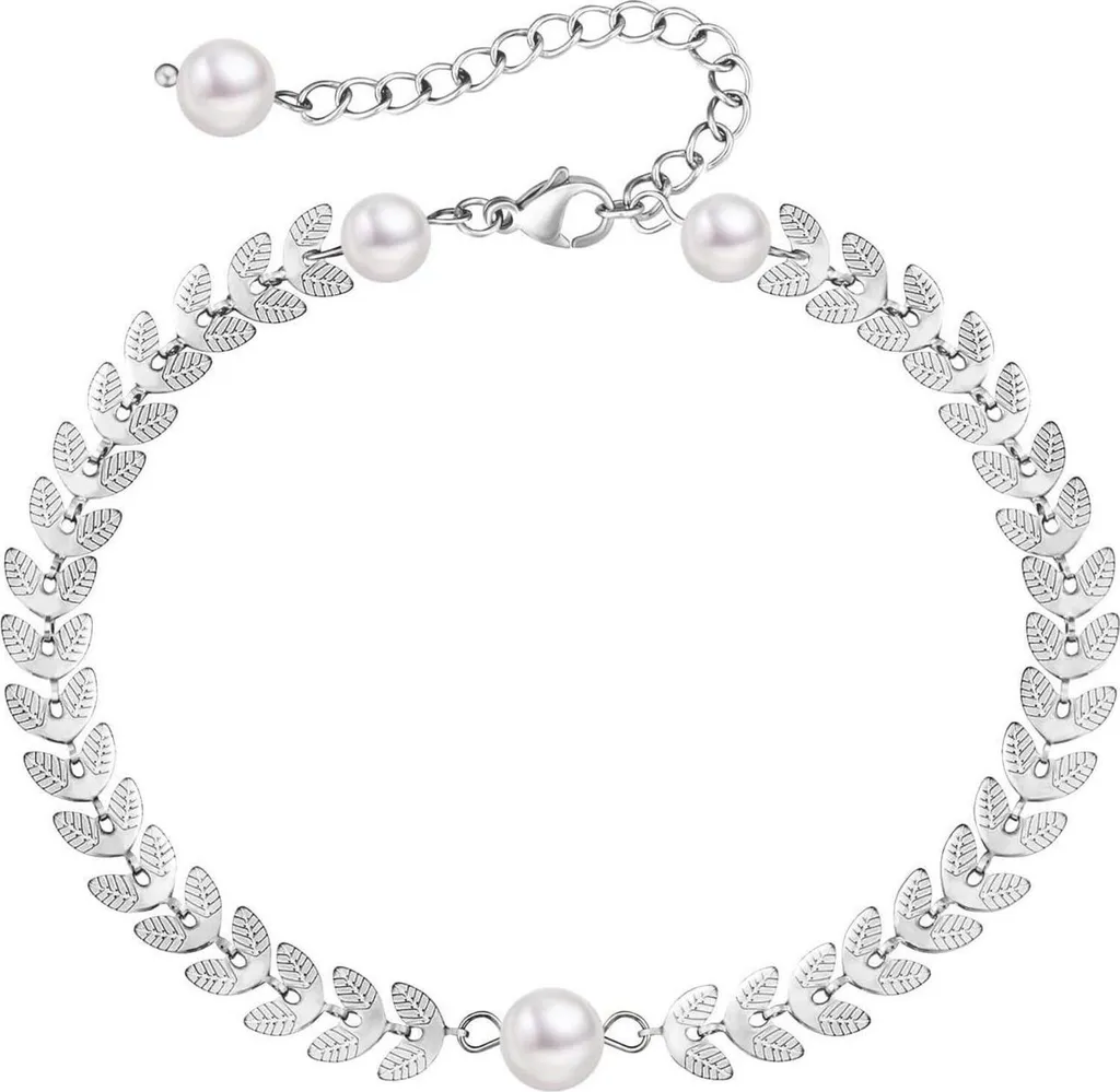 Bijou de pied pour femme bracelet zirconium argent pour mariage et été