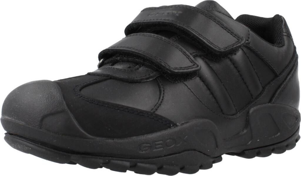 Geox J Savage 2 Jugend 2 Riemen Schlupf Auf Turnschuhe Schwarz – 3 UK / Schwarz